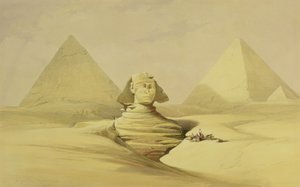 Suuri sfinksi ja Gizan pyramidit, Egyptistä ja Nubiasta, Vol.1